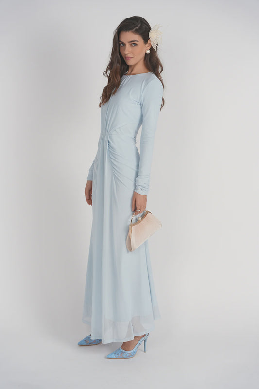 MONIQUE MAXI SKY BLUE DRESS