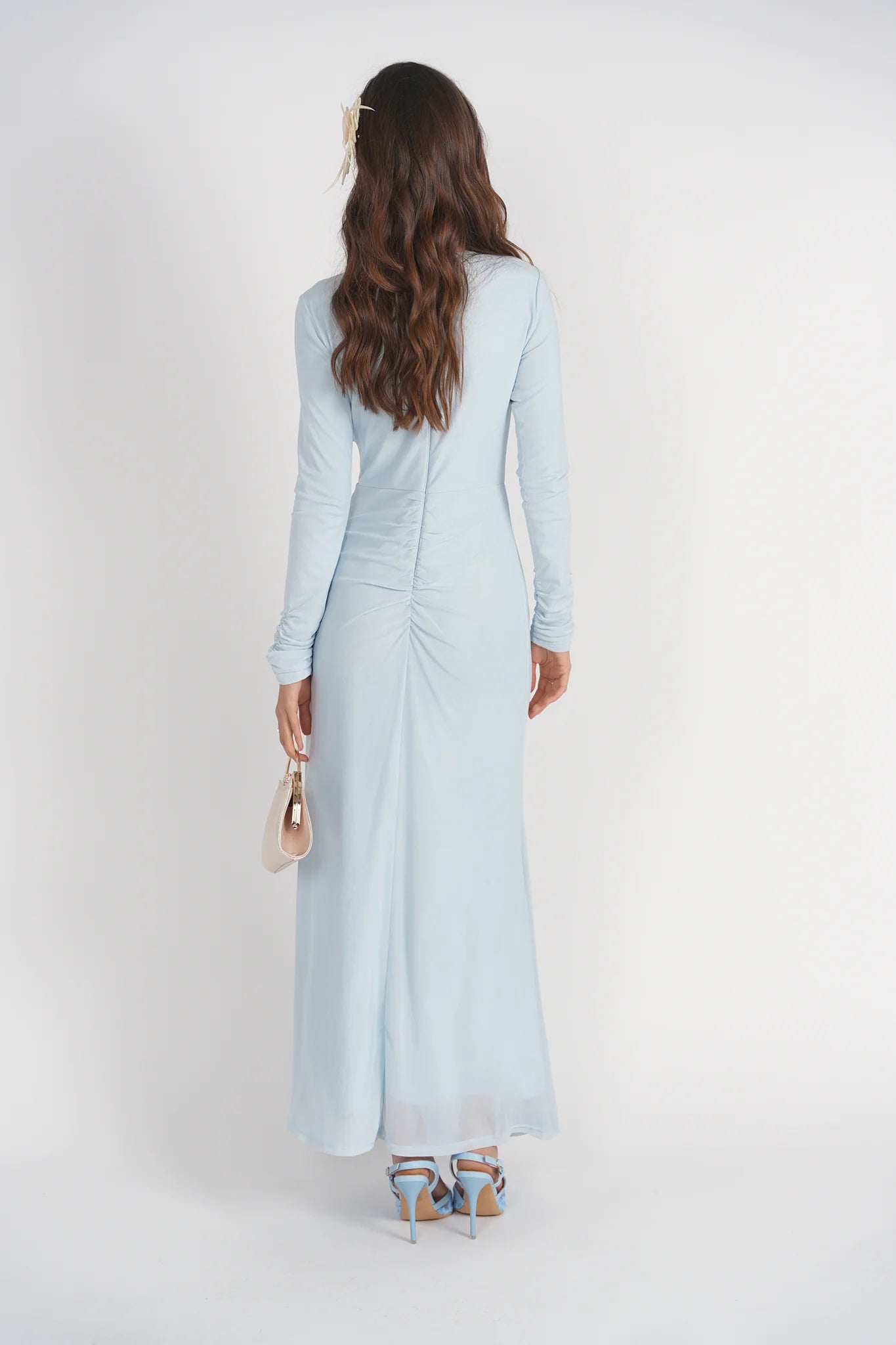 MONIQUE MAXI SKY BLUE DRESS