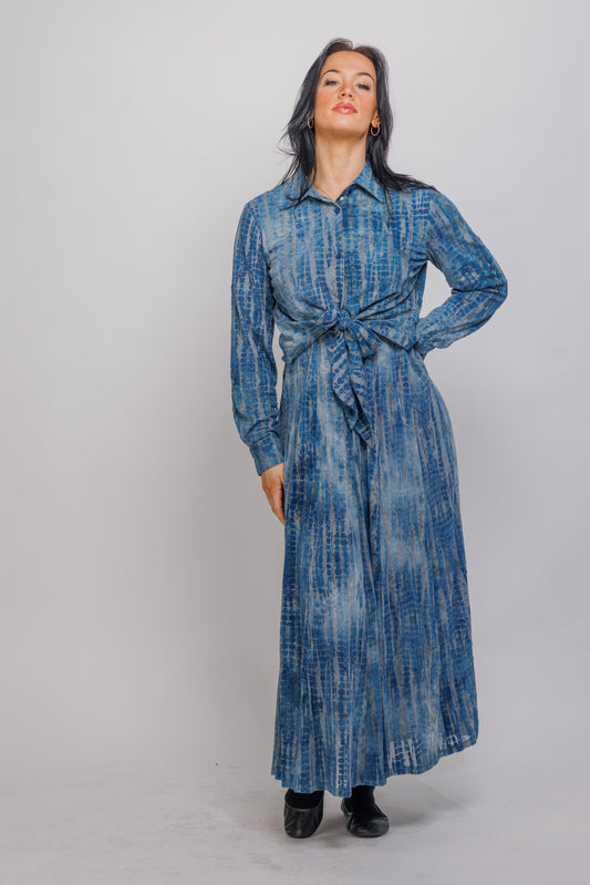 SNAKESKIN PRINT CUT VELVET PANEL SKIRT