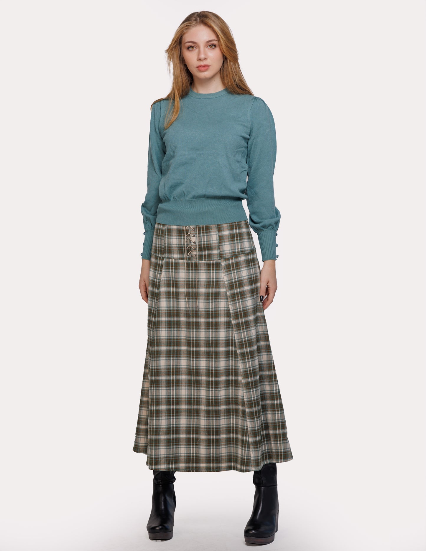 PLAID SKIRT