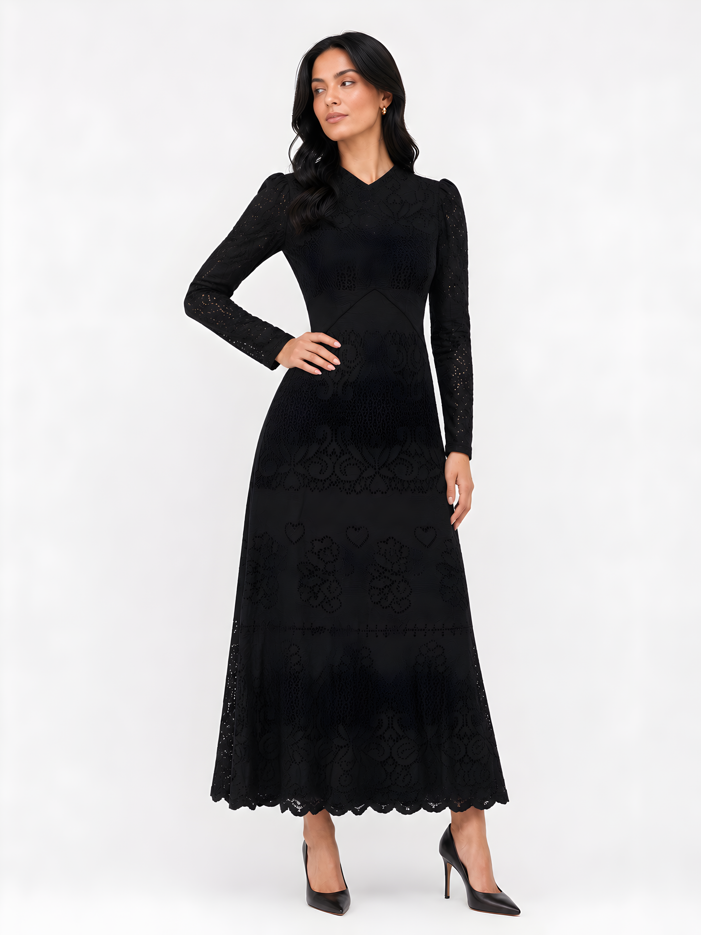 LACE DRESS AVAILABLE IN 2 COLORS