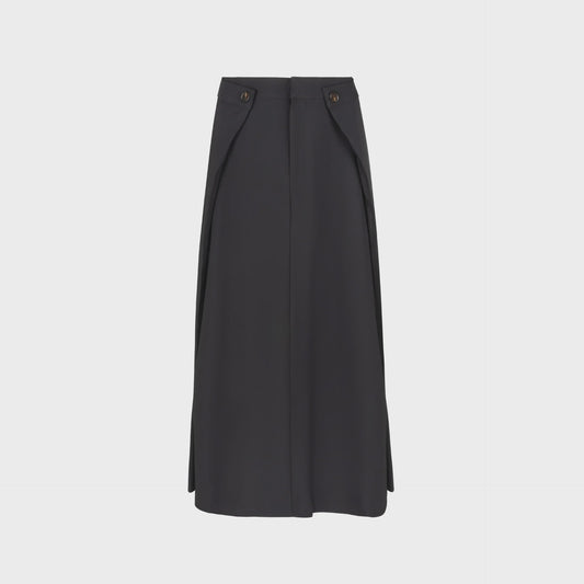 BLACK SUIT SKIRT