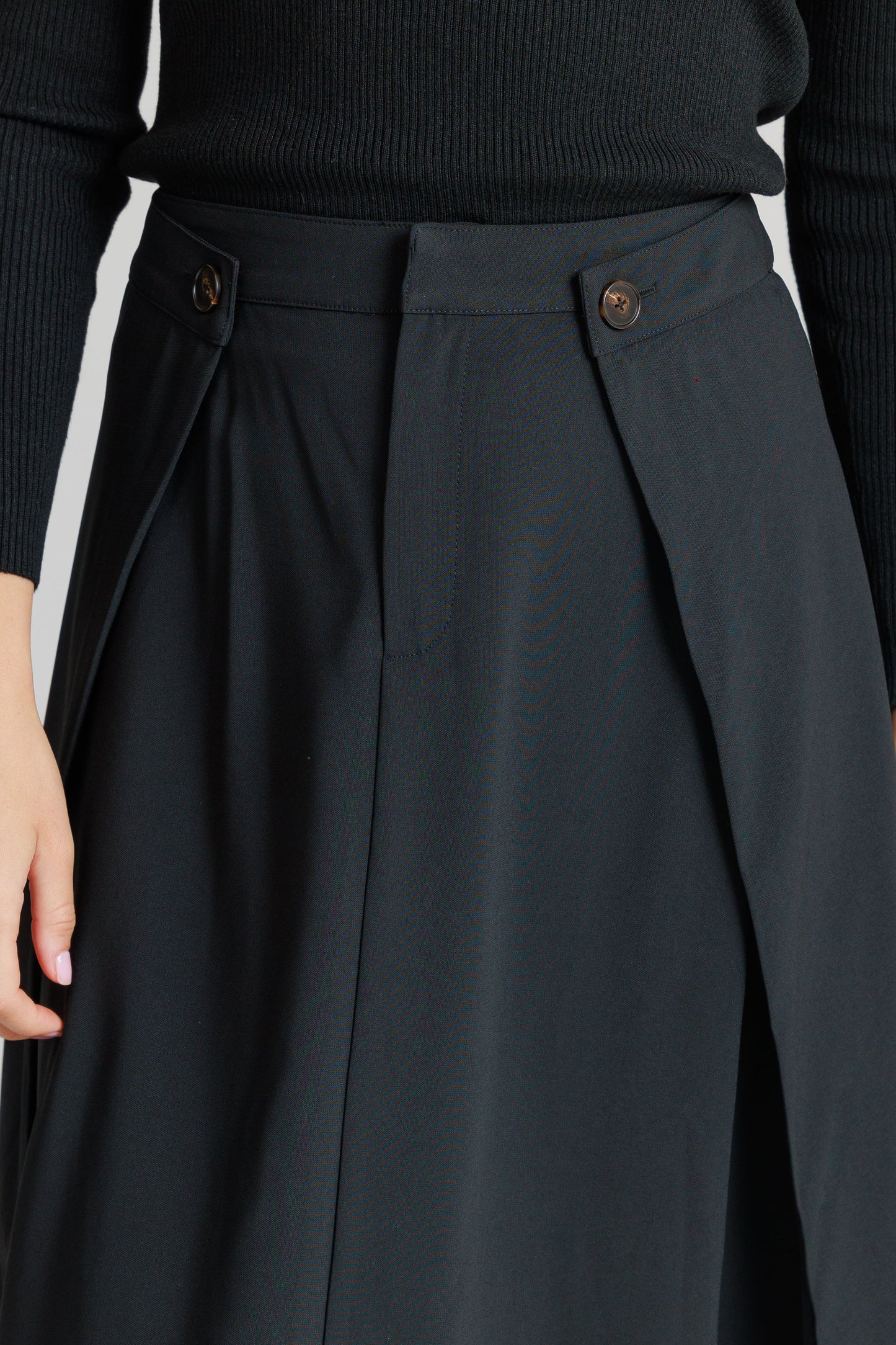 BLACK SUIT SKIRT