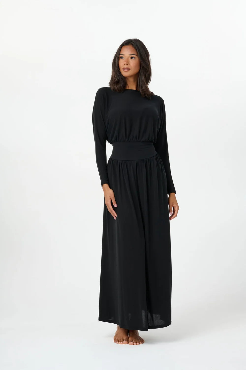 BLACK BREA DRESS