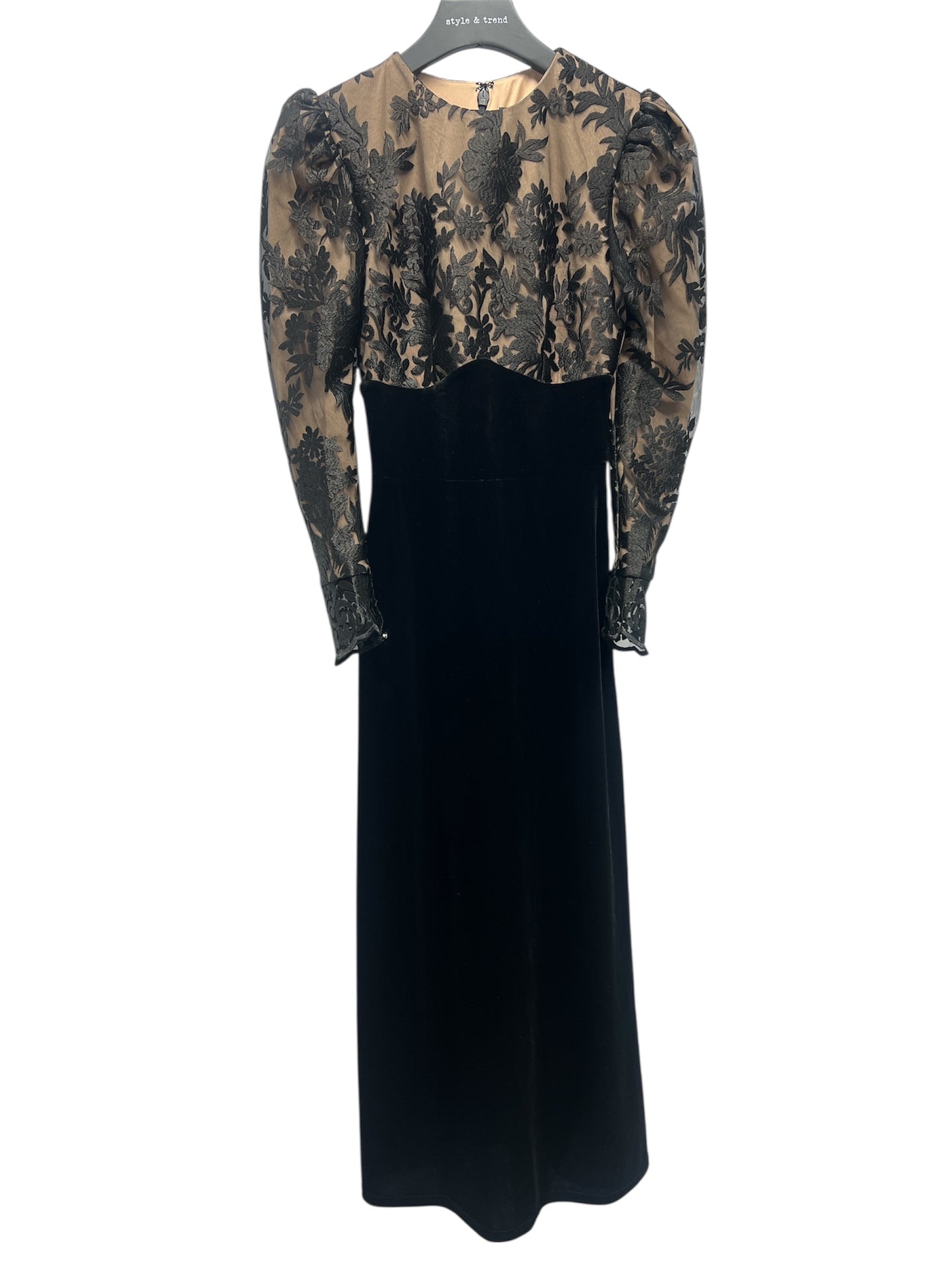 VELVET LACE DRESS