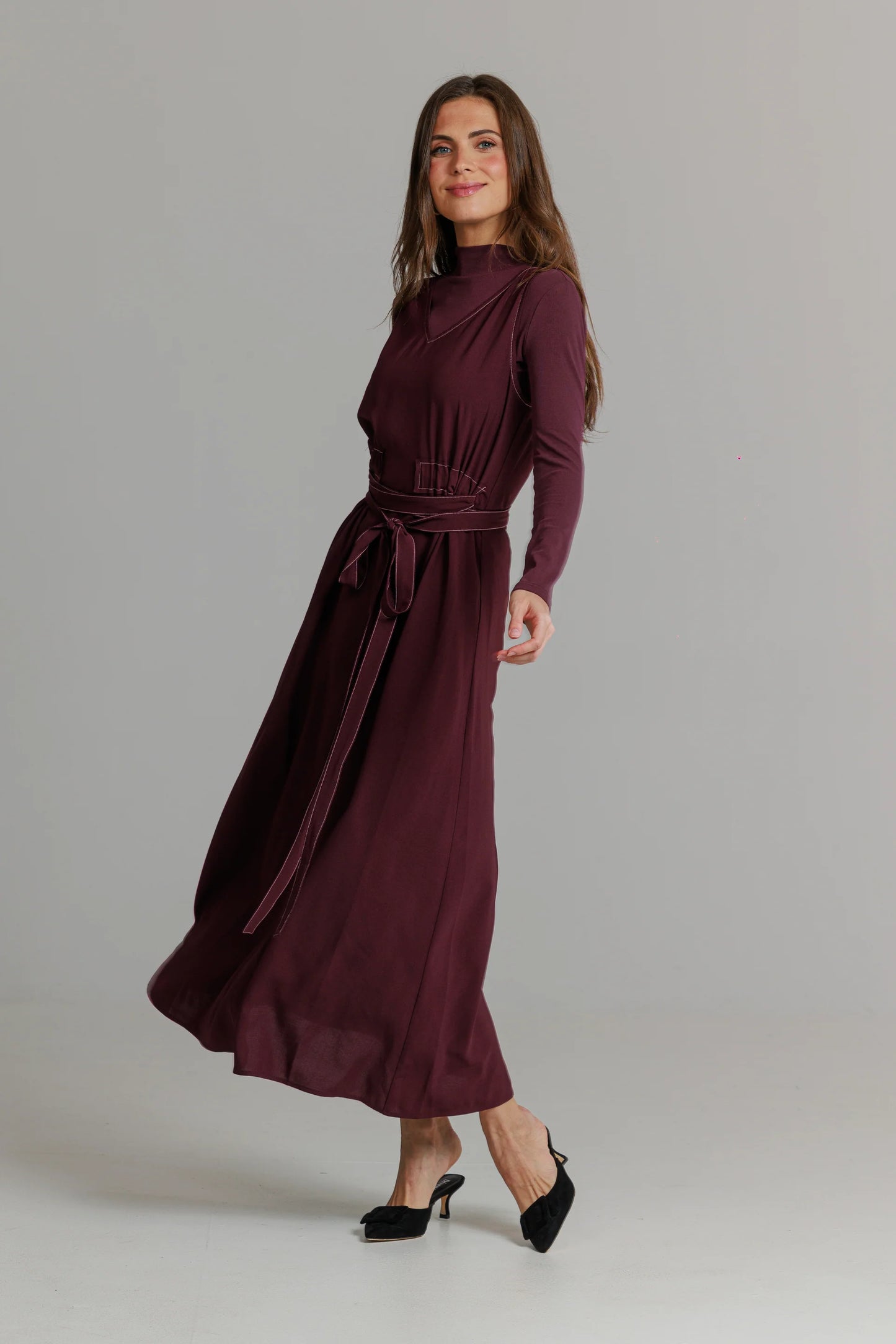 PLUM THE WRAP JUMPER