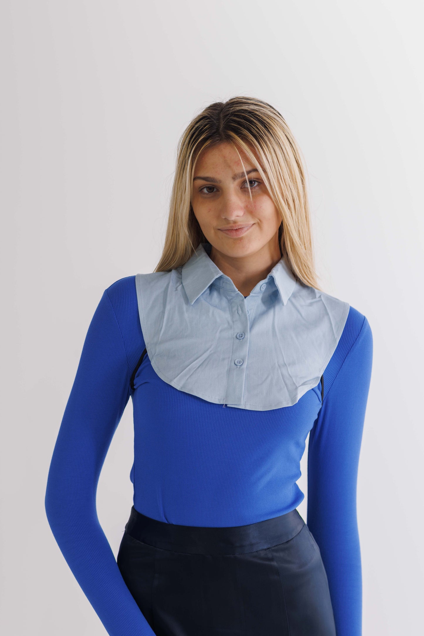DENIM BLUE COLLAR AVAILABLE WITH AND WITHOUT HEART EMBLEM