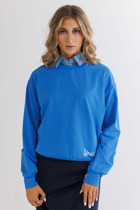 BLUE COLLAR AVAILABLE WITH AND WITHOUT HEART EMBLEM