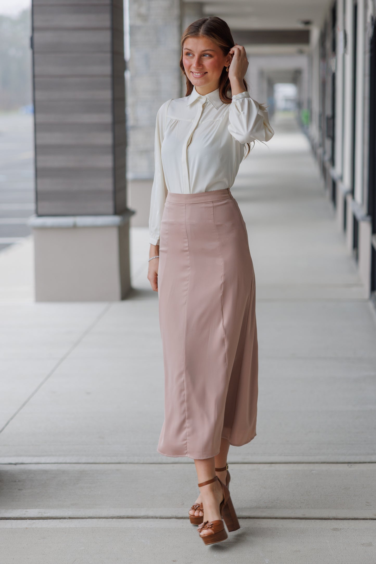 8 PANEL SKIRT AVAILABLE IN 2 PRINTS AND 2 SOLIDS