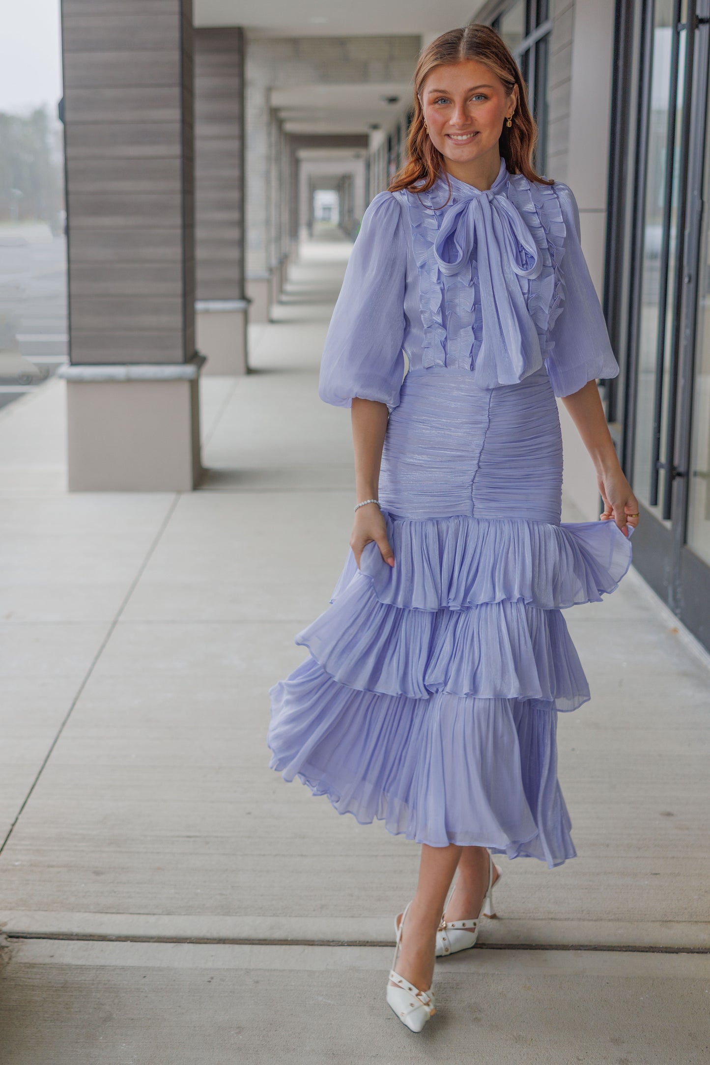 LAYERED DRESS AVAILABLE IN 2 COLORS