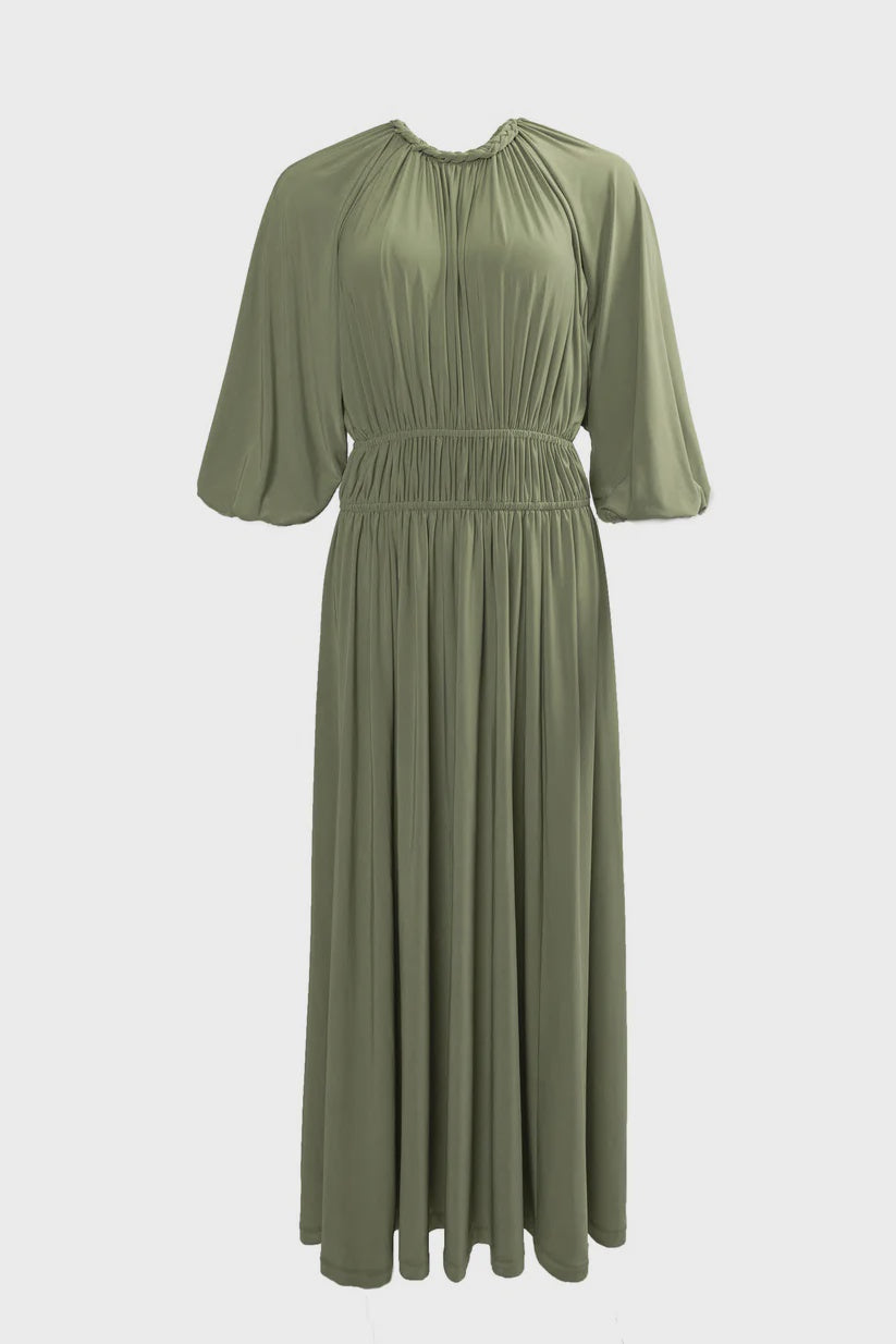 PISTACHIO BRAID DRESS