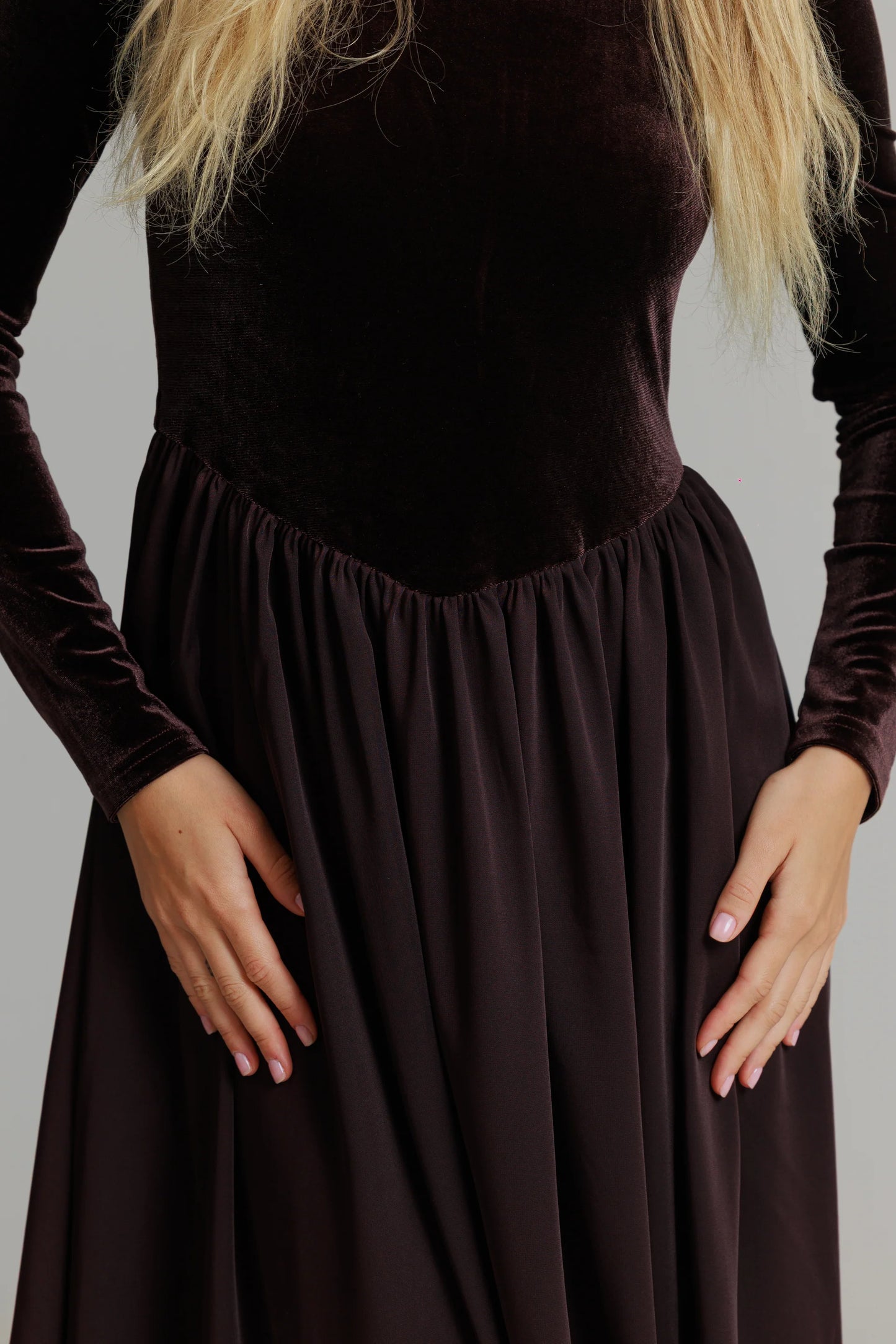 CHOCOLATE VELVET MAXI
