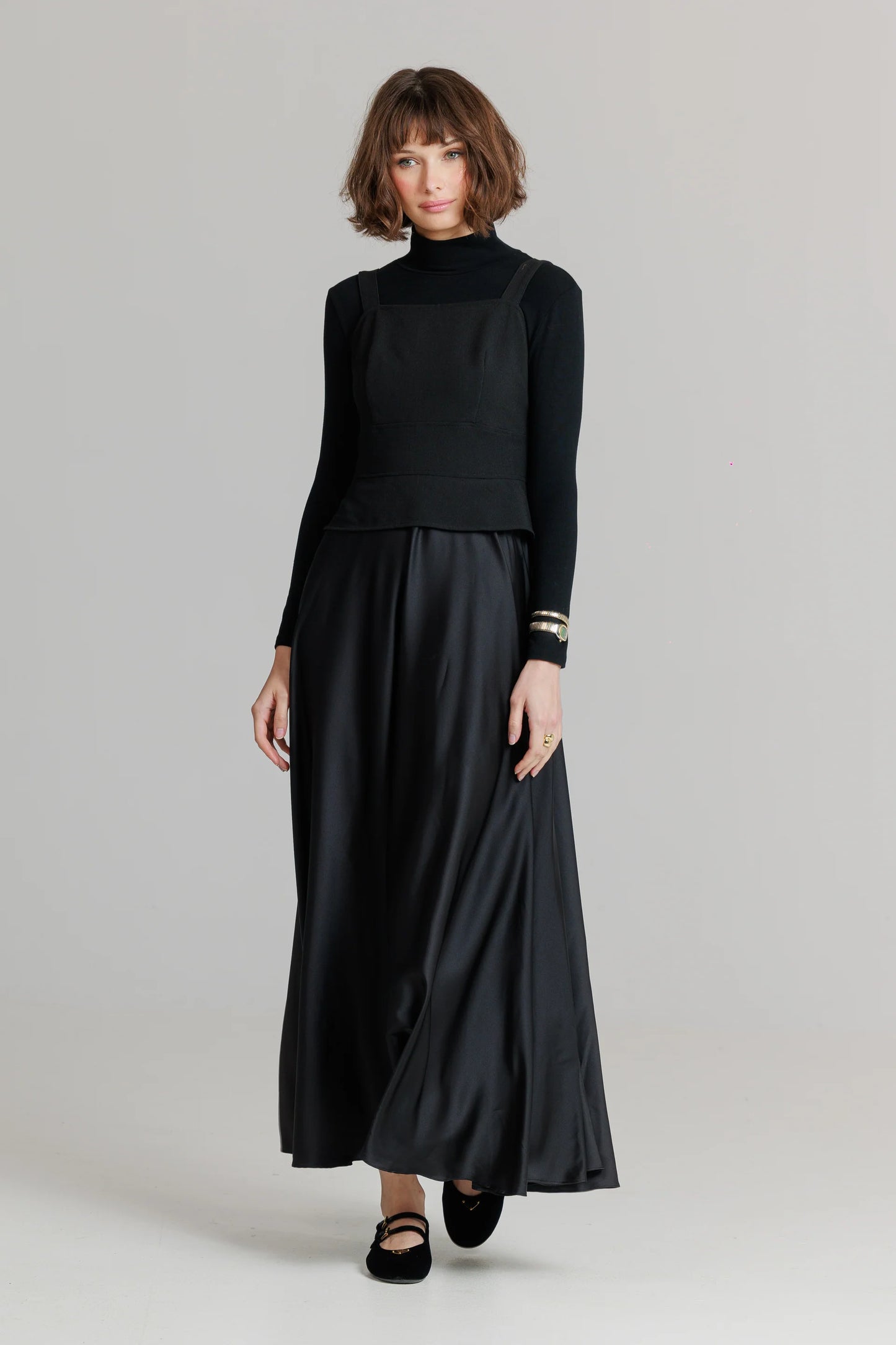 BLACK BUCKLE JUMPER
