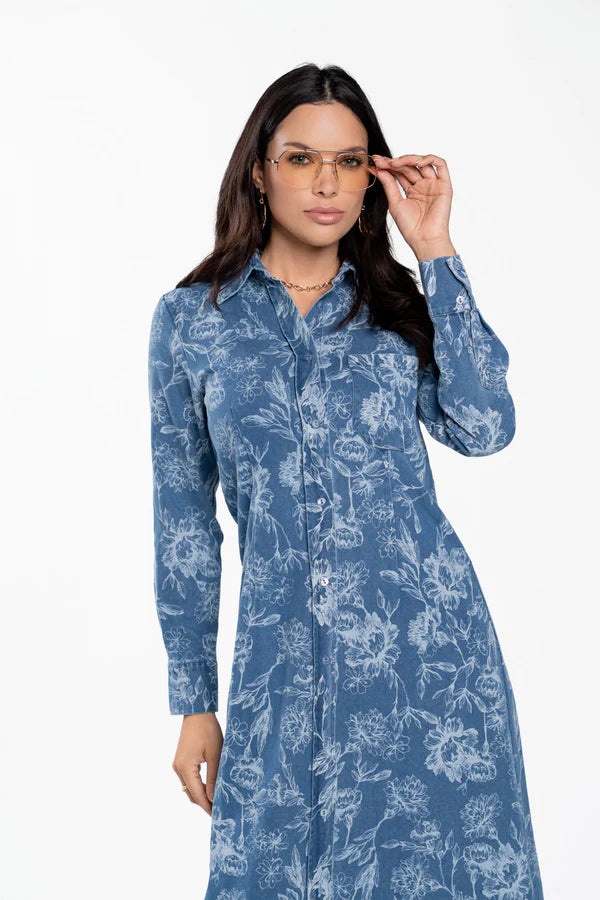 DYLAN DENIM SHIRT DRESS