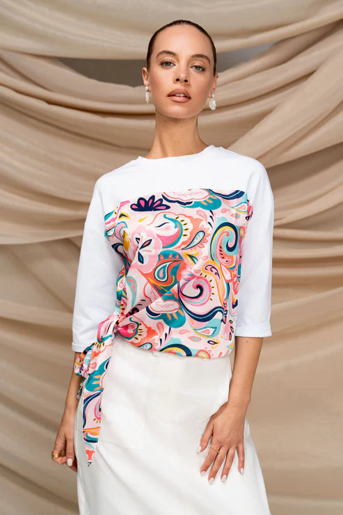 SANDRA TOP IN WHITE