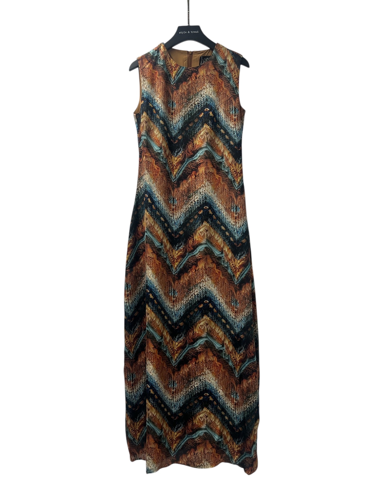 MULTI PRINT MAXI SLIP DRESS