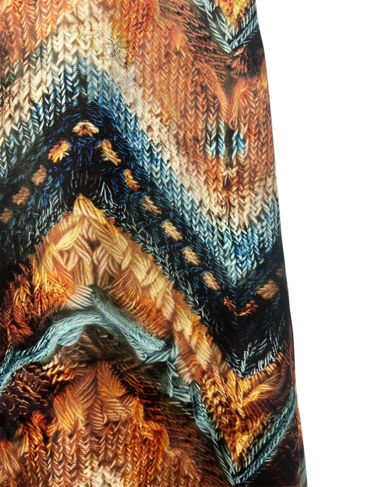 MULTI PRINT MAXI SLIP DRESS