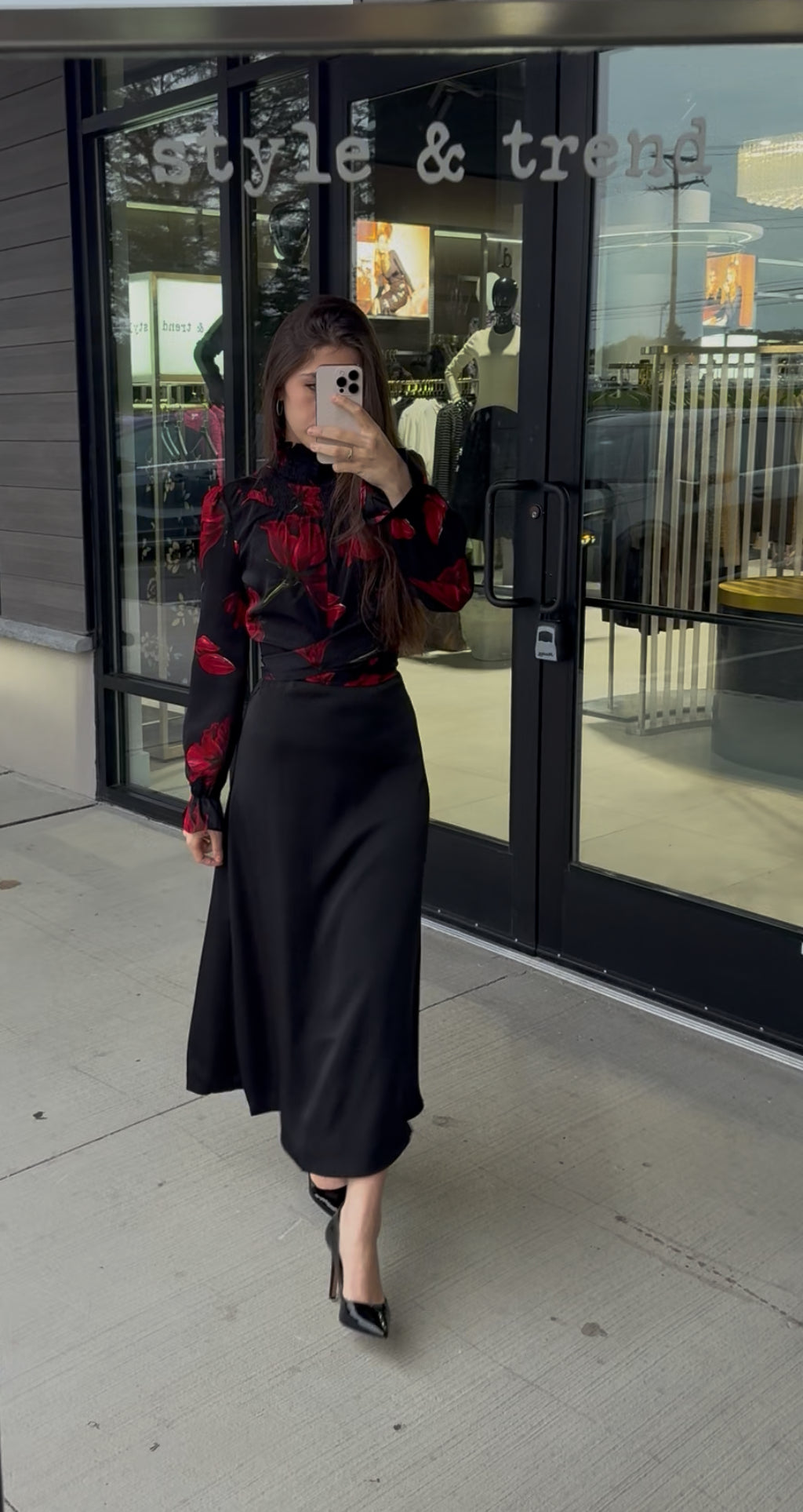 WRAP RUCHED NECKLINE BLOUSE