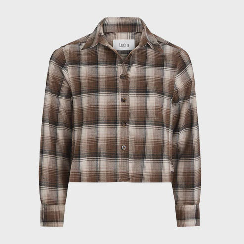 PLAID BUTTON DOWN SHIRT