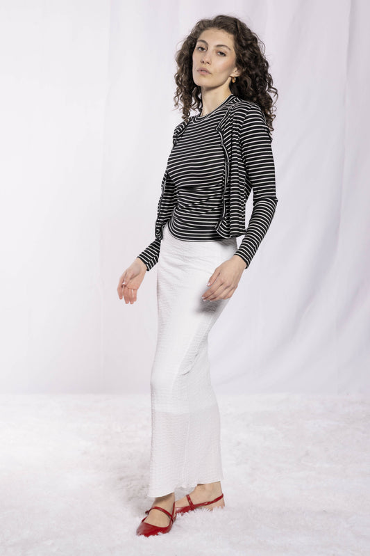 STRIPED TSHIRT CARDY AND TANK SET AVAILABLE IN 6 COLORS