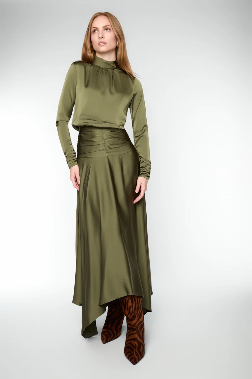 CELESTE DRESS - SATIN