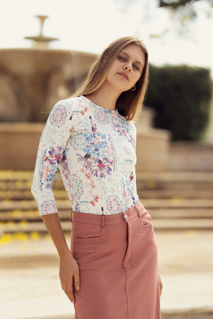 FLORAL PRINTED TSHIRT