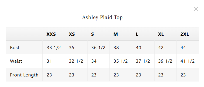ASHLEY PLAID SKIRT