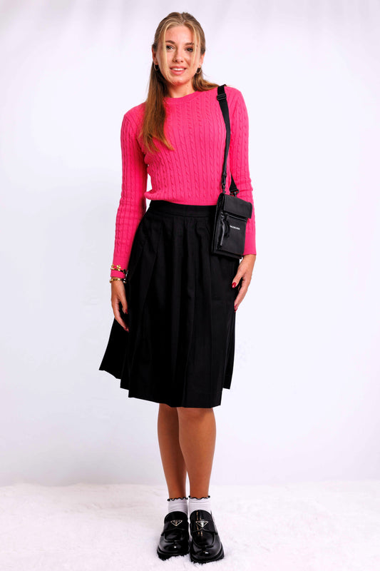 CABLE KNIT SWEATER AVAILABLE IN 4 COLORS