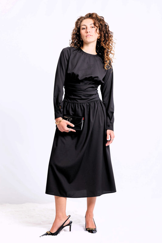 MIDI-DRESS AVAILABLE IN 2 COLORS