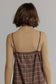 BROWN PLAID SLIP JUMPER