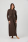 BROWN CARINE CARDIGAN