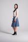 DOUBLE CORDUROY PATCH POCKET SKIRT