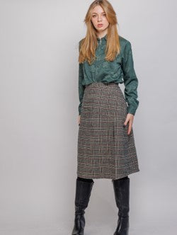 PLAID SKIRT