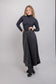 KNIT/SATIN DRESS