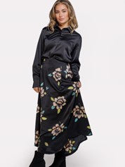 FLORAL MAXI SKIRT