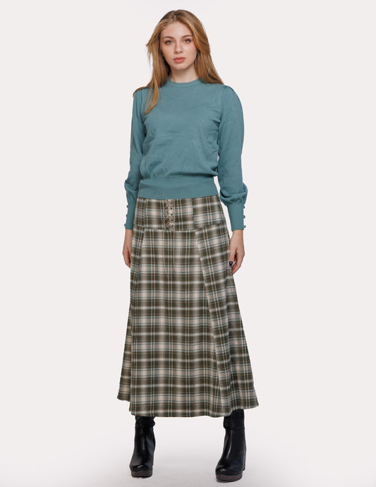 PLAID SKIRT