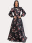 ORGANZA GOWN LENGTH DRESS
