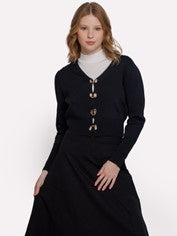 SILK KNIT CARDIGAN