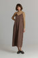 BROWN PLAID SLIP JUMPER