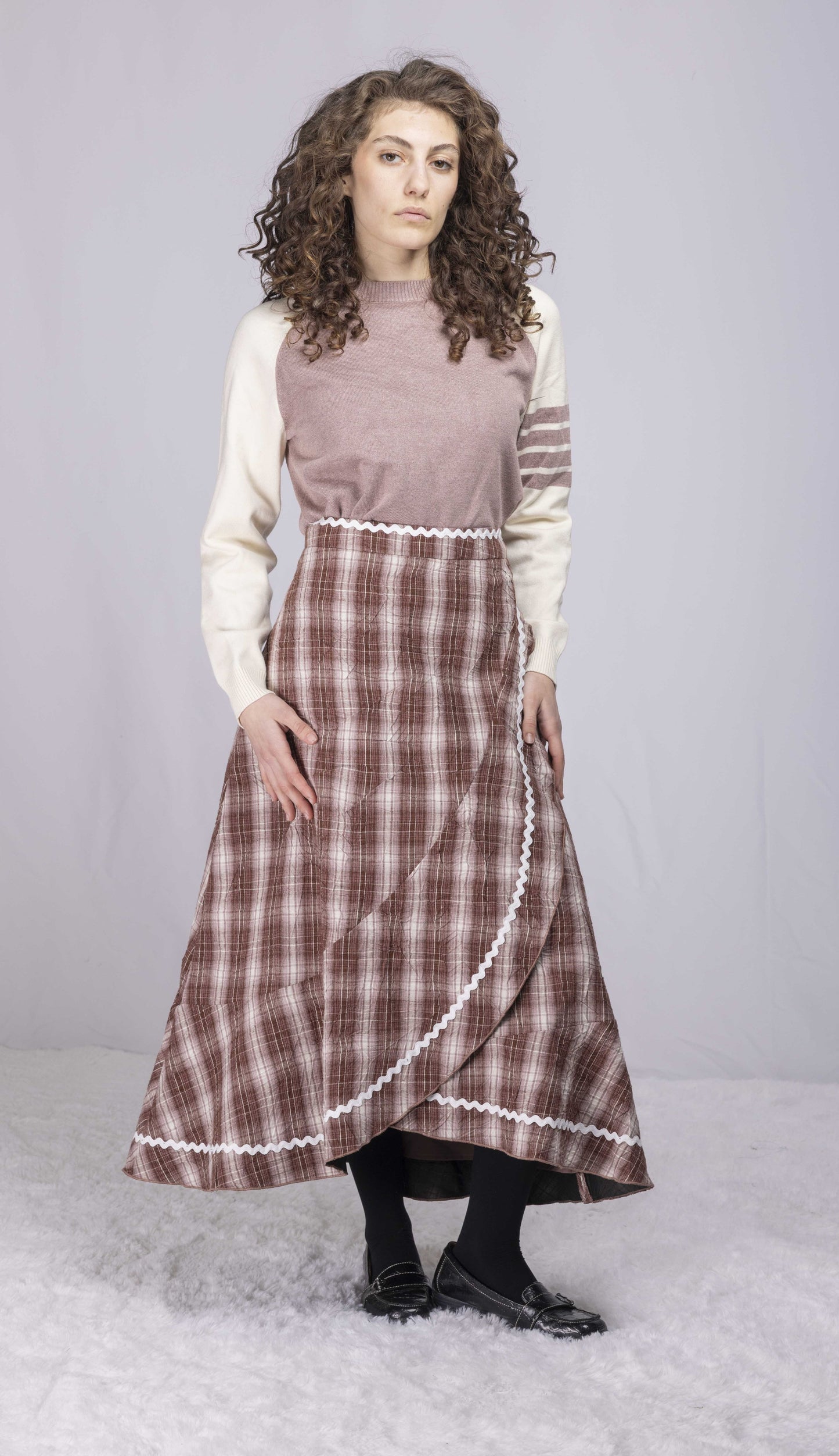 PLAID SKIRT