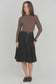 ATRIA BLACK DENIM SKIRT