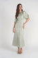 MARLO DRESS - MINT JACQUARD