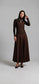 BROWN TWEED JUMPER