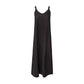 BLACK PINSTRIPE SLIP JUMPER