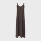 BROWN PINSTRIPE SLIP JUMPER