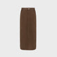 BROWN CORDUROY SKIRT