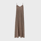 BROWN PLAID SLIP JUMPER