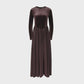 CHOCOLATE VELVET MAXI
