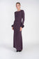 DEEP PLUM FAY MAXI DRESS