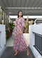ELLA HANDPAINTED FLORAL DRESS